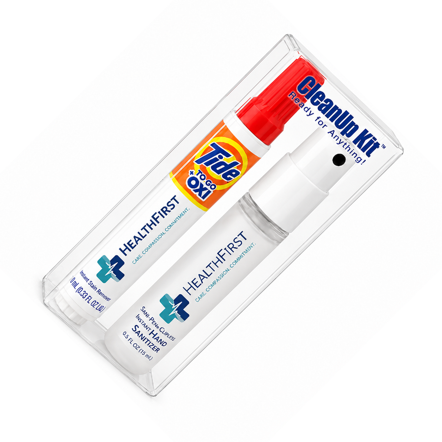 CleanUp Kit - Tide® to Go + Oxi and Sani-Pen® Clipless™ Travel Kits - All Signs Today