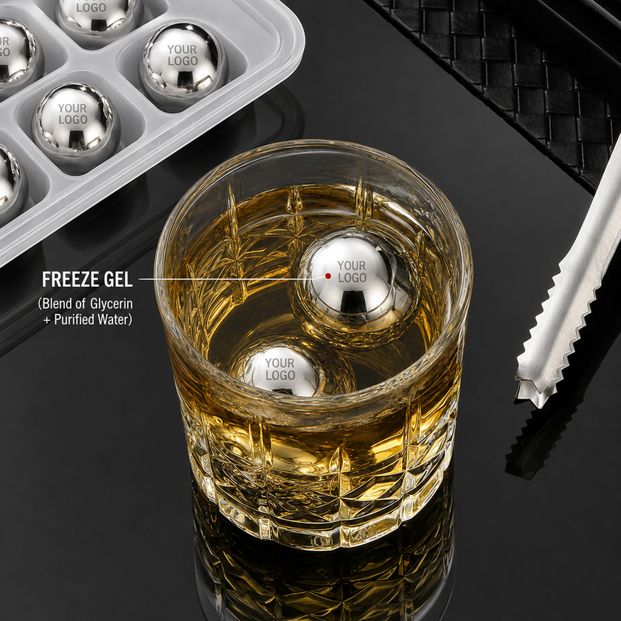 Soccer Ball Stainless Steel Ice Cubes - All Signs Today