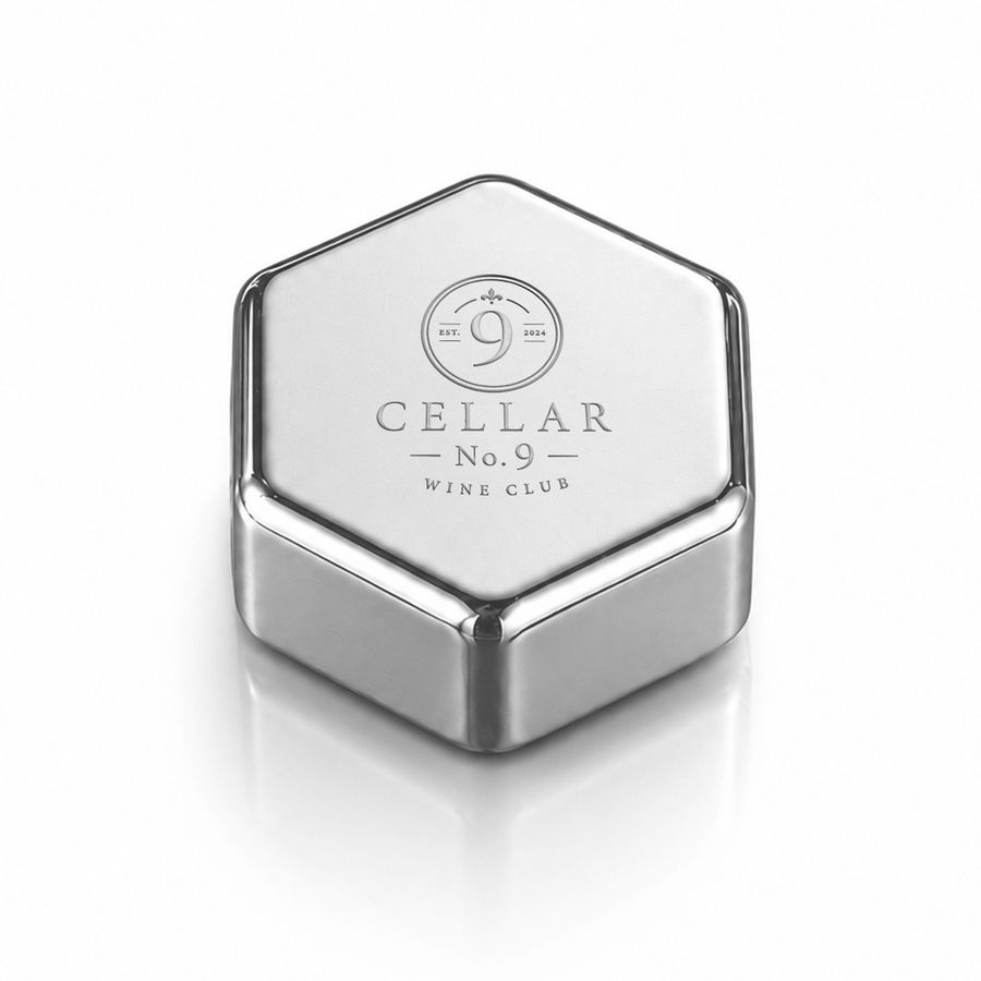 Hexagon Stainless Steel Ice Cubes - All Signs Today