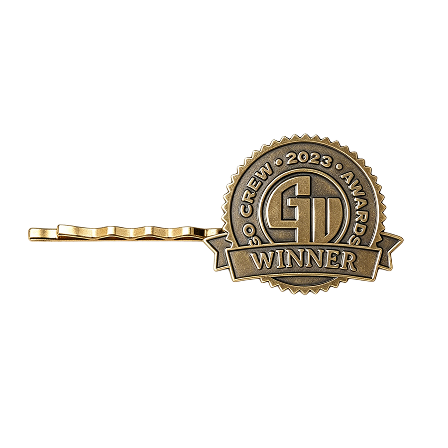 Die Struck Metal Hair Clips - All Signs Today
