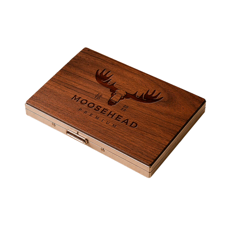Metal Framed Wooden Cigarette Cases - All Signs Today