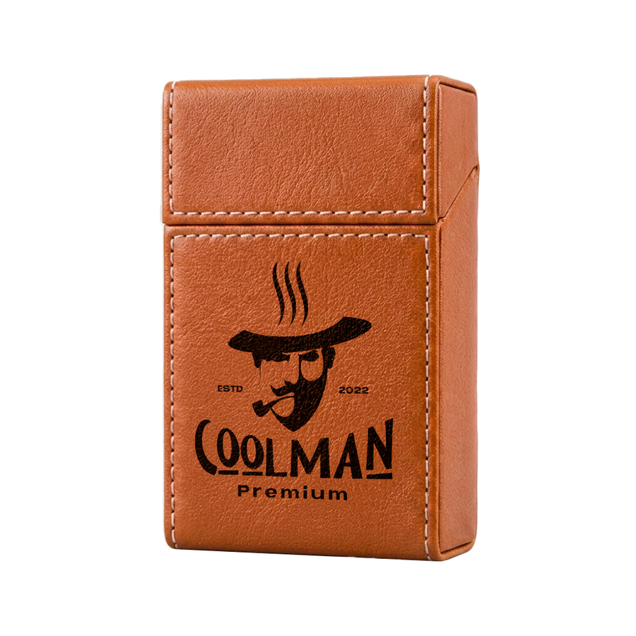 Flip Top PU Leather Full Bag Cigarette Cases - All Signs Today