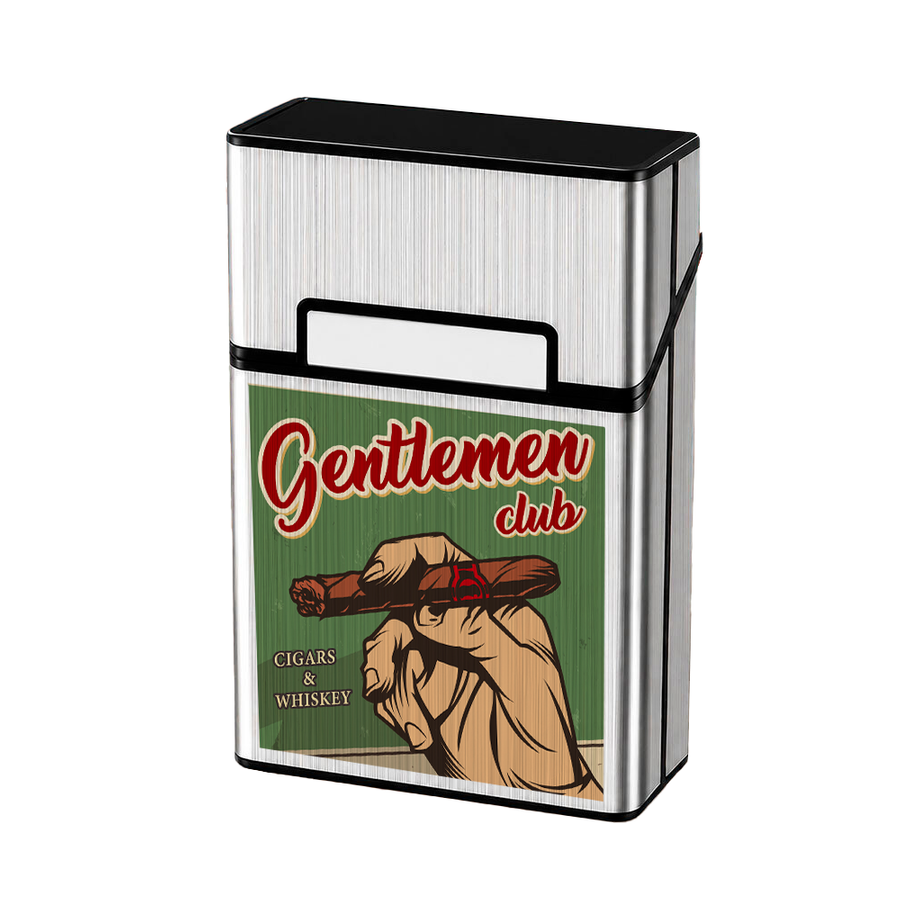 Metal Lid Cigarette Cases - All Signs Today