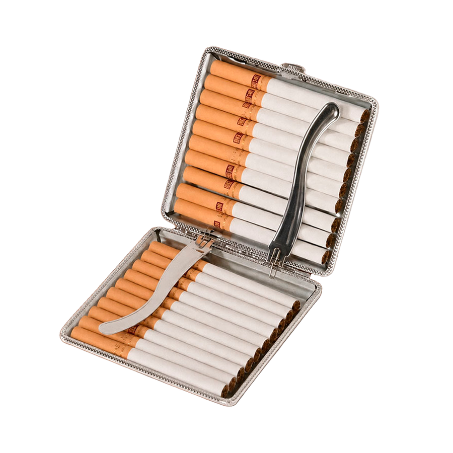 Leather Grain Metal Cigarette Cases - All Signs Today