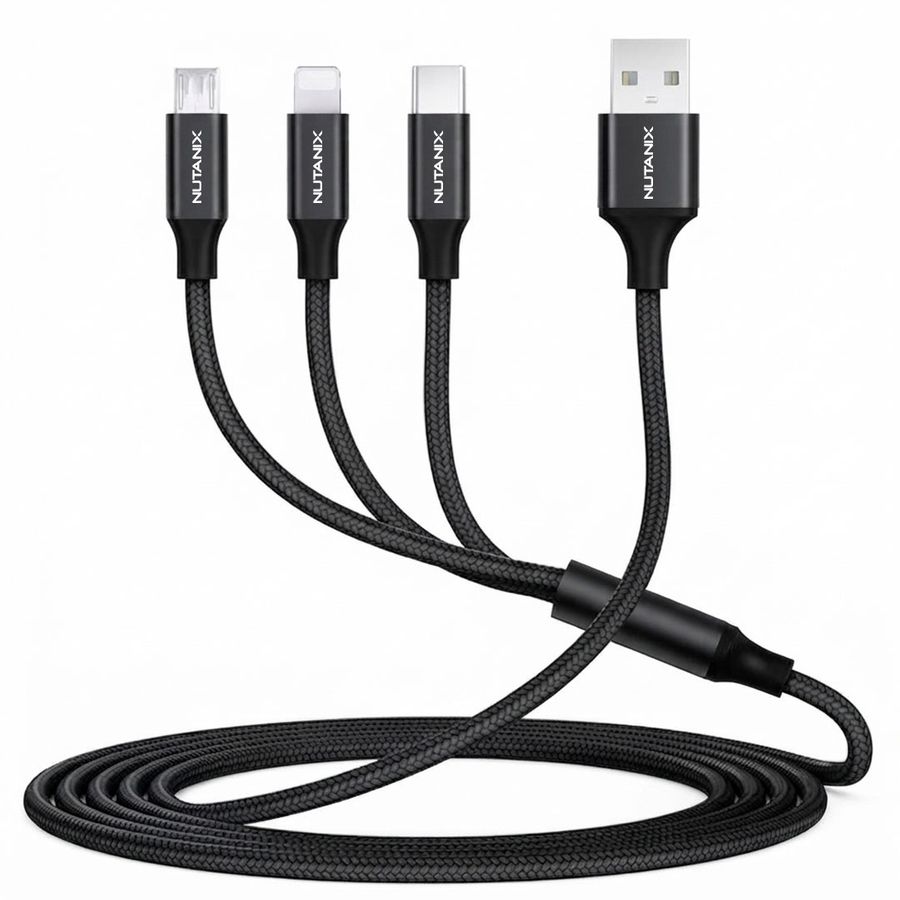 Nylon Braided 3-in-1 Charging Cables - All Signs Today