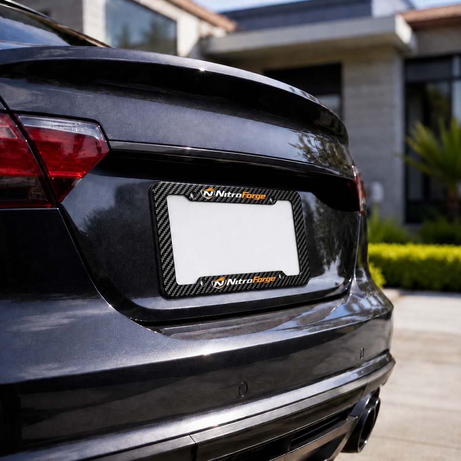 Carbon Fiber License Plate Frames - All Signs Today