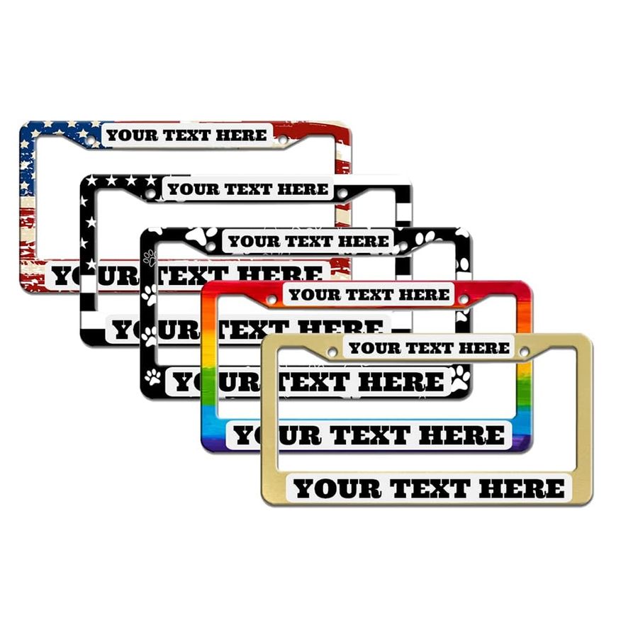Plastic License Plate Frames - All Signs Today