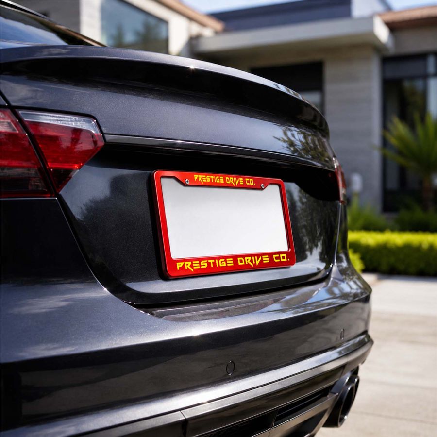 Stainless Steel License Plate Frames - All Signs Today