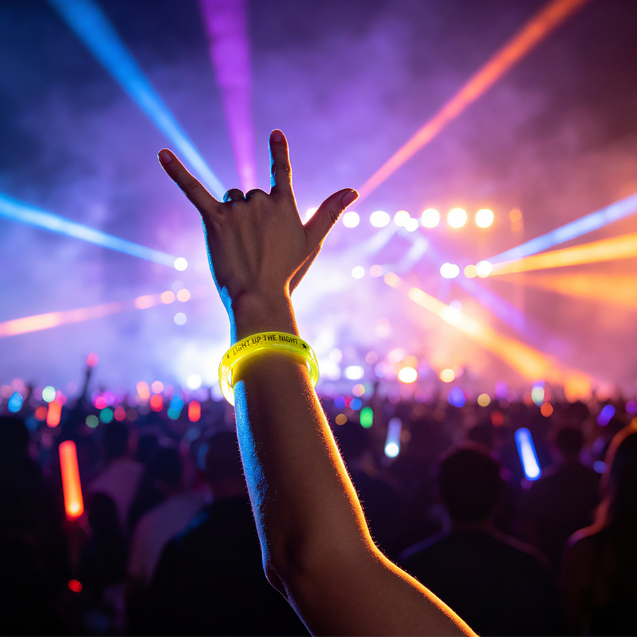 Custom Acrylic Glow Bracelets - All Signs Today