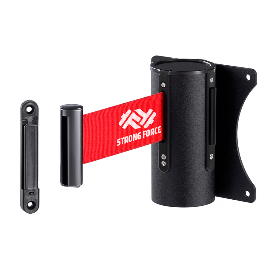 Wall Mount Retractable Belts - All Signs Today