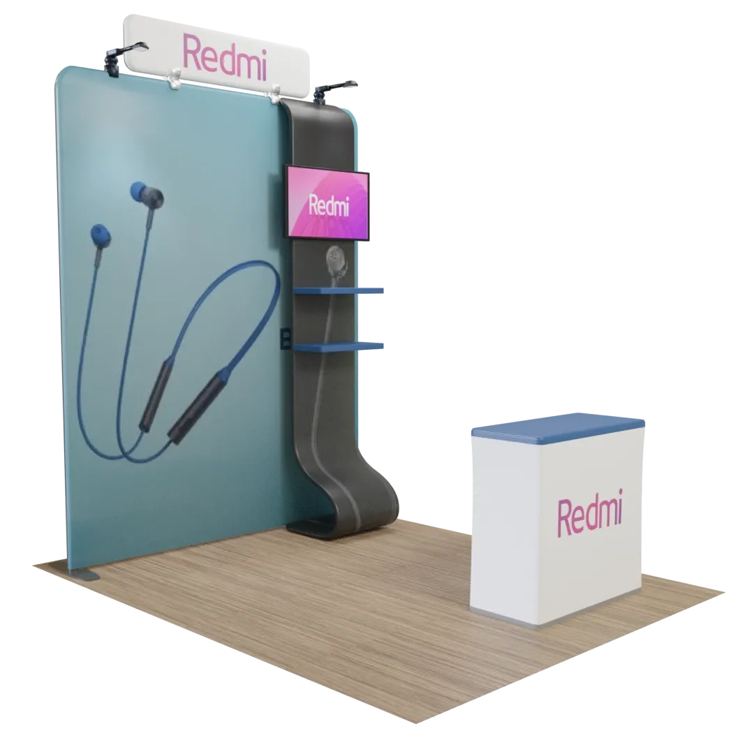 8' x 8' Straight Media Display - All Signs Today