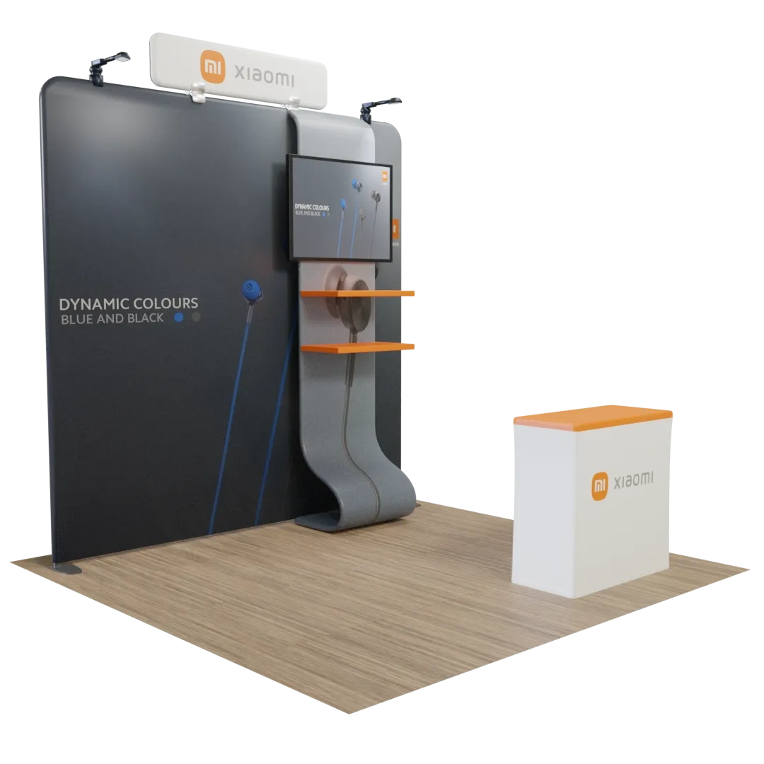 10' x 10' Straight  Media Display - All Signs Today