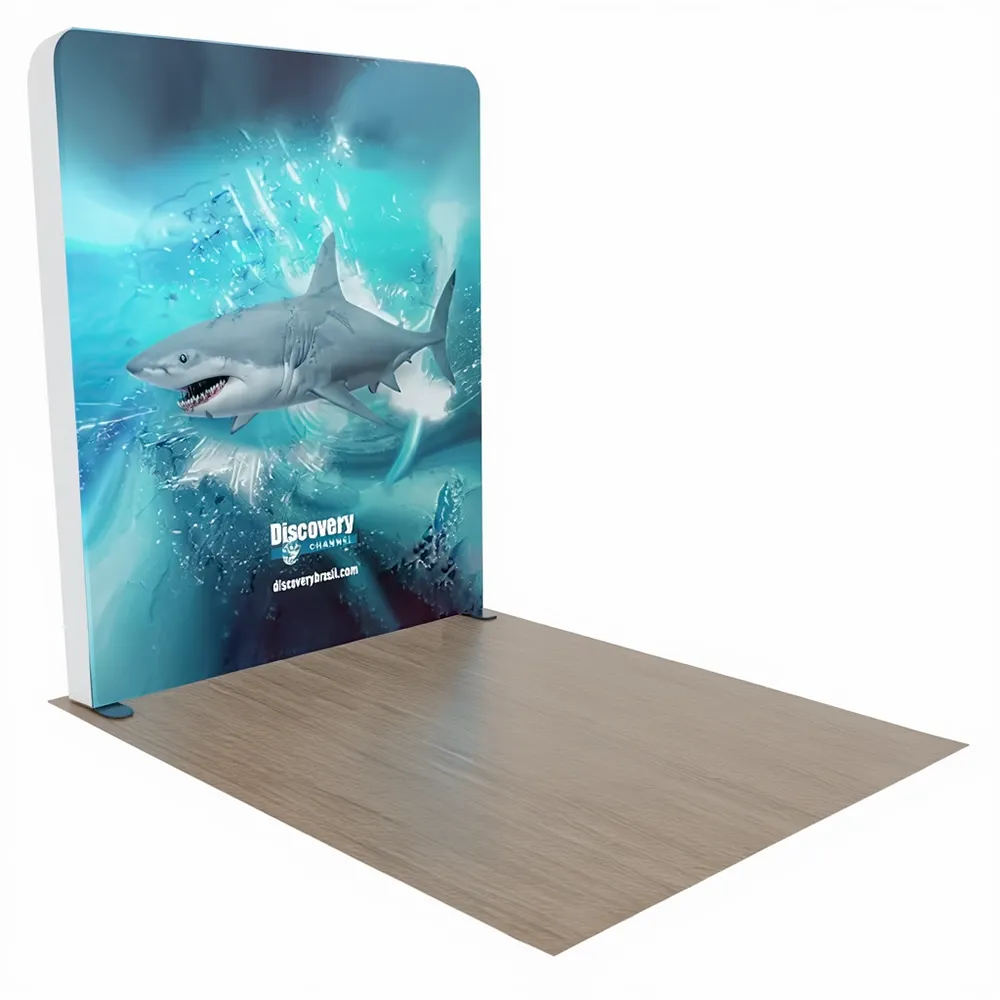 Custom Backlit Trade Show Display Tension Fabric 8' x 8' - All Signs Today